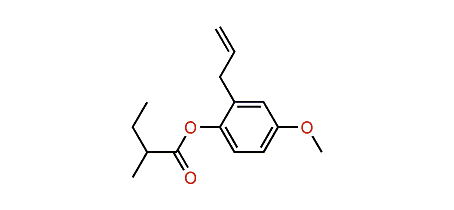 2-Allyl-4-methoxyphenyl 2-methylbutanoate